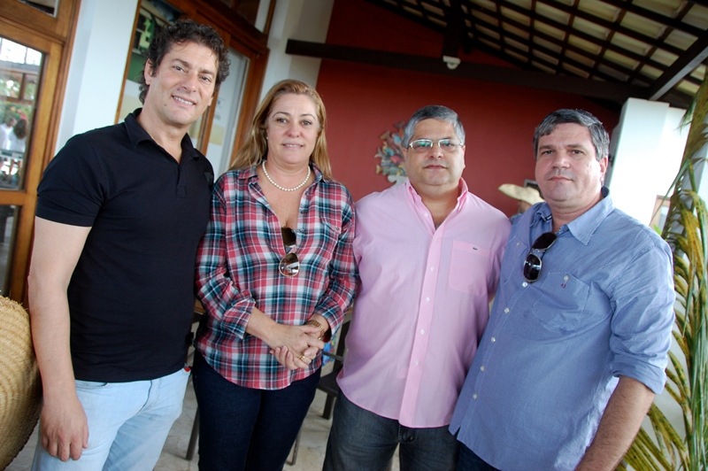 Pedro Dias, Karla Abubakir, Ricardo Fahel e Marcelo Tourinho 