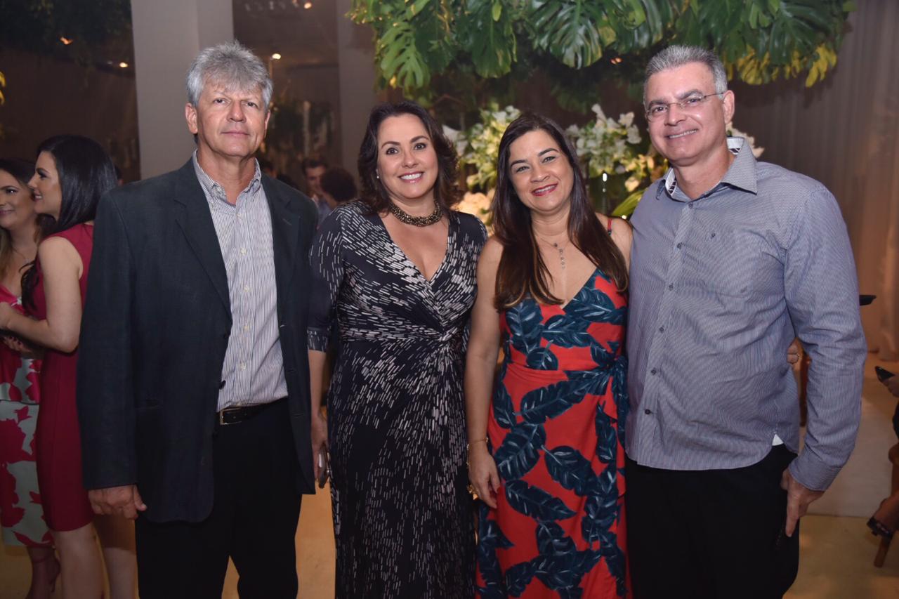 Roberto Reis, Maria Bel Reis e Patrícia e Ayrton Soares                       