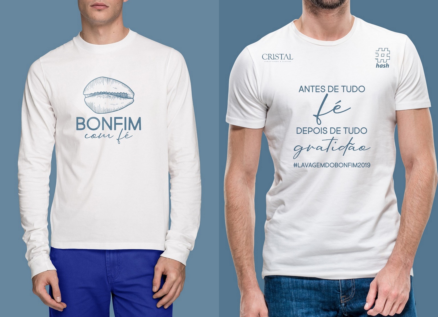 Litoraneus e Hash criam camisas exclusivas para o Bonfim com Fé 