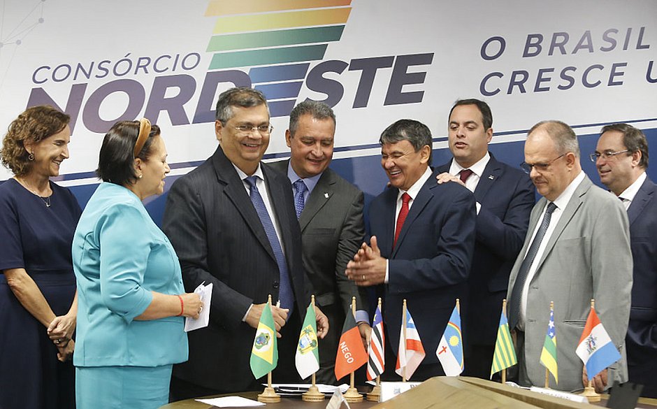 Em Salvador, governadores lançam o Consórcio Nordeste