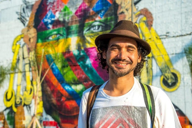 Artista brasileiro pinta mural em Mônaco inspirado em Salvador Dalí