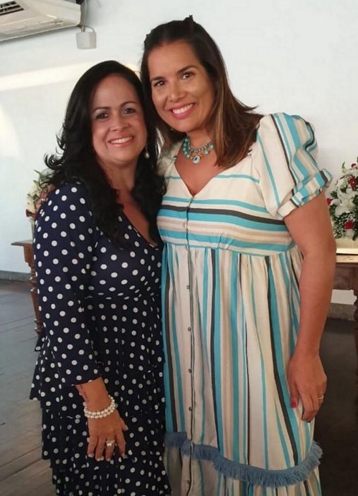 Adriana Régis participou de almoço beneficente em prol das Obras de Irmã Dulce 